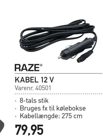 Thansen Kabel 12 v tilbud