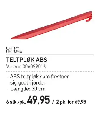 Teltpløk abs