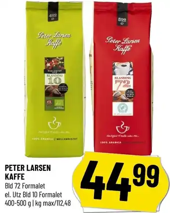 Løvbjerg Peter Larsen Kaffe 400-500g tilbud