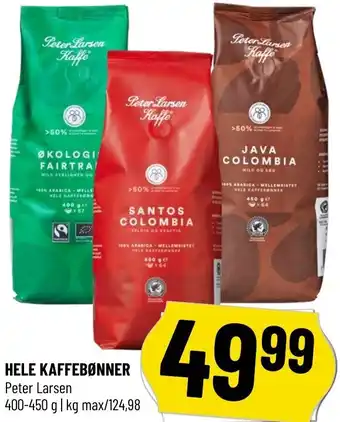 Løvbjerg Hele Kaffebønner 400-450g tilbud