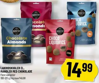 Løvbjerg Lakridskugler El. Mandler Med Chokolade 100-120g tilbud