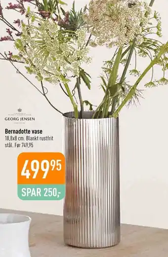 Imerco Bernadotte vase tilbud