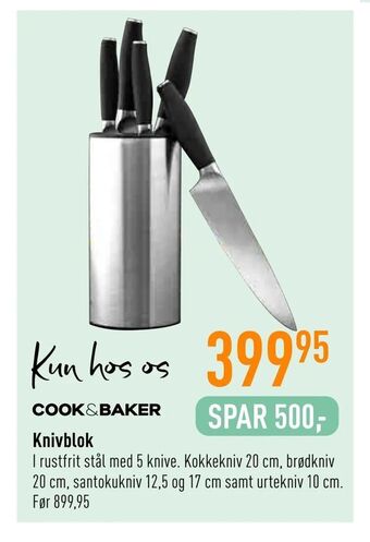 Imerco Knivblok tilbud