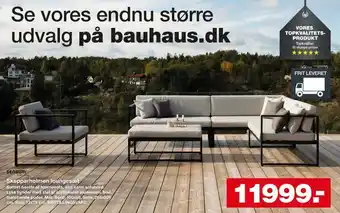 Bauhaus Skepparholmen loungesæt tilbud