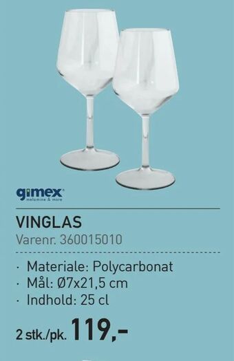 Thansen Vinglas tilbud