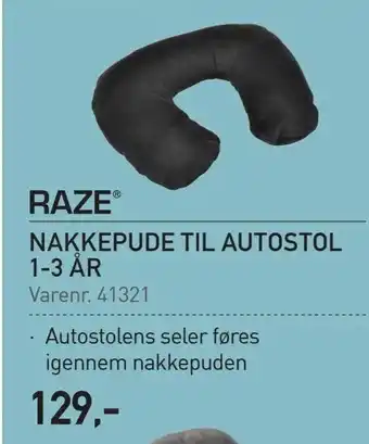 Thansen Nakkepude til autostol 1-3 år tilbud