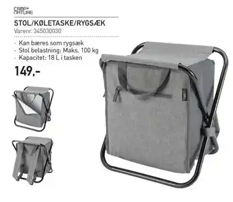 Thansen Stol/køletaske/rygsæk tilbud