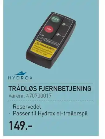 Thansen Trådløs fjernbetjening tilbud