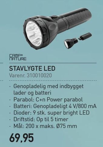 Stavlygte led