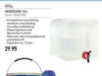 Thansen Vanddunk 15 l tilbud