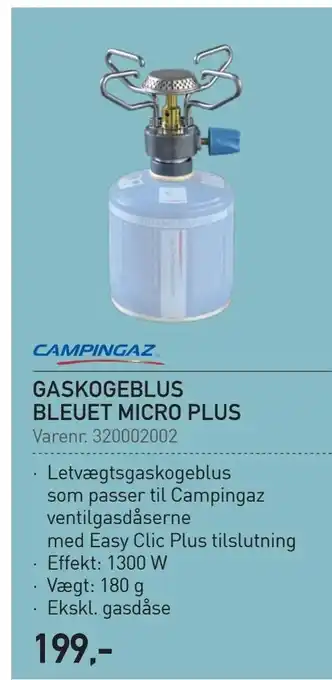Thansen Gaskogeblus bleuet micro plus tilbud
