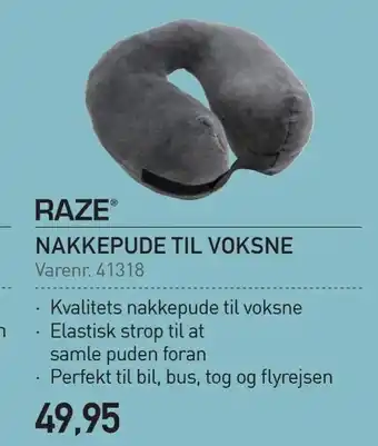 Thansen Nakkepude til voksne tilbud
