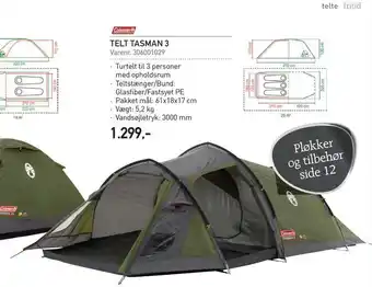 Thansen Telt tasman 3 tilbud
