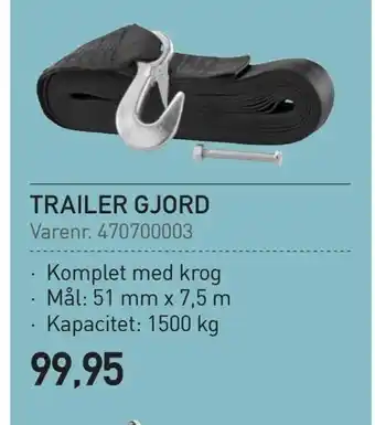 Thansen Trailer gjord tilbud