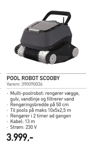 Pool robot scooby