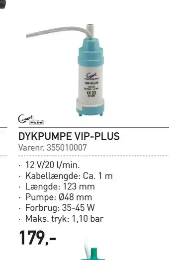 Thansen Dykpumpe vip-plus tilbud