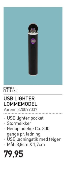USB LIGHTER LOMMEMODEL
