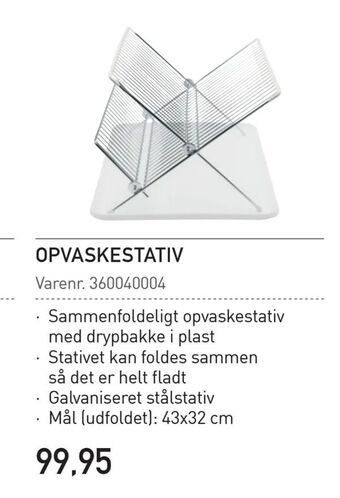 Thansen Opvaskestativ tilbud