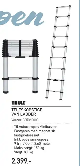 Teleskopstige van ladder