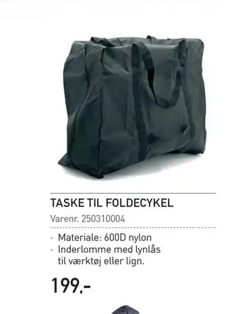 Thansen Taske til foldecykel tilbud