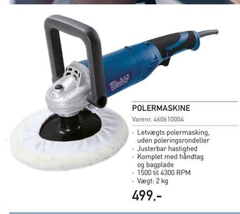 Thansen Polermaskine tilbud
