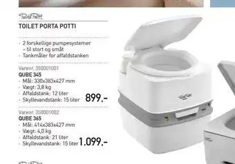 Thansen Toilet porta potti tilbud
