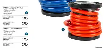Vandslange 13mm rød