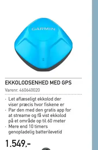 Thansen Ekkolodsenhed med gps tilbud