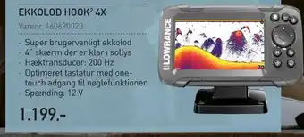Thansen Ekkolod hook 2 4x tilbud