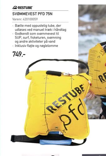 Thansen Svømmevest pfd 75n tilbud