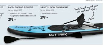 Thansen Sæde til paddle board sup tilbud