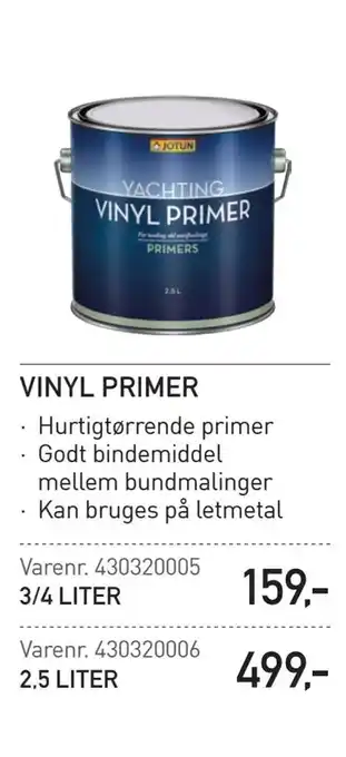Thansen Vinyl primer tilbud