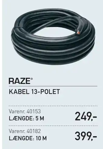 Thansen Kabel 13-Polet tilbud