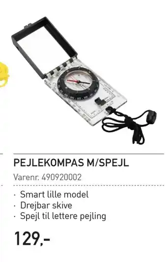 Pejlekompas m/spejl