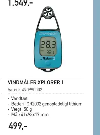 Thansen Vindmåler xplorer 1 tilbud