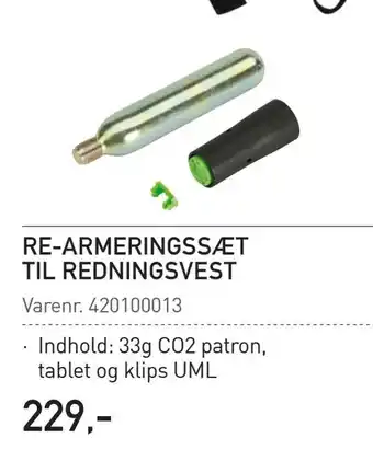 Thansen Re-armeringssæt til redningsvest tilbud