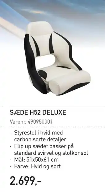 Thansen Sæde h52 deluxe tilbud