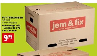 jem & fix Flyttekasser tilbud