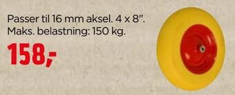 jem & fix Punkterfrit hjul til betonbør tilbud