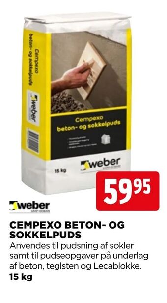 jem & fix Cempexo beton- og sokkelpuds tilbud