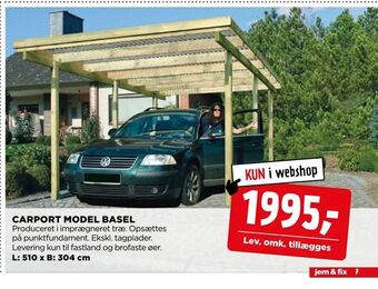 Carport model basel