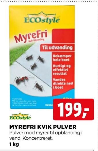 jem & fix Myrefri kvik pulver tilbud