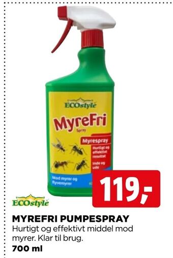 jem & fix Myrefri pumpespray tilbud