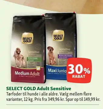 Maxi Zoo SELECT GOLD Adult Sensitive tilbud