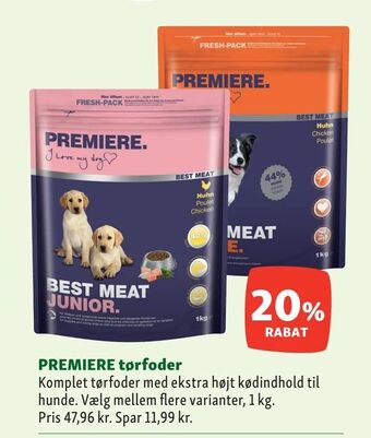 Maxi Zoo PREMIERE tørfoder tilbud