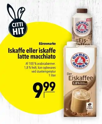 Citti Iskaffe eller iskaffe latte macchiato tilbud