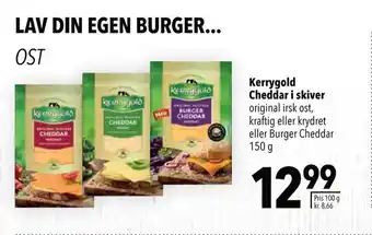Kerrygold Cheddar i skiver