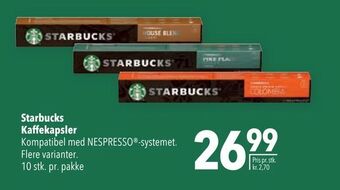 Citti Starbucks Kaffekapsler tilbud
