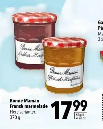 Citti Bonne Maman Fransk marmelade tilbud
