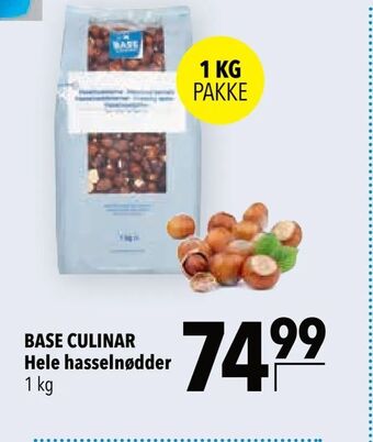 Citti BASE CULINAR Hele hasselnødder tilbud